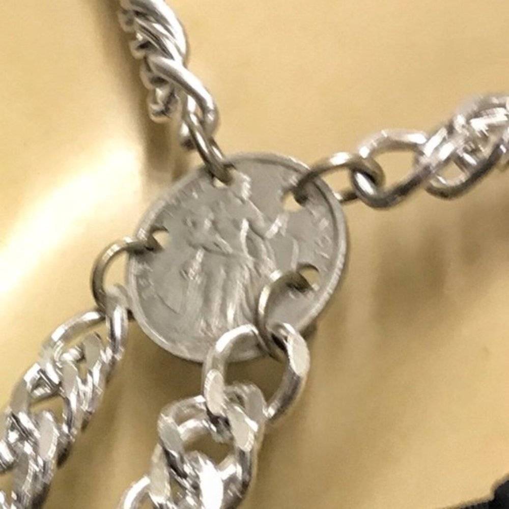 Hand crafted Silver Metal Multi Wear Body Chain - Picture 7 of 10